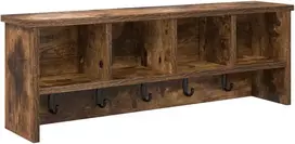 Prikabinamas paltas su lentyna Rūkyta ąžuolas 75 x 16 x 26 cm