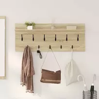 Prikabinamas paltas su lentyna Sonoma ąžuolas 100 x 40 x 12 cm