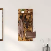 Prikabinamas paltas su lentyna Rūkyta ąžuolas 40 x 10 x 90 cm