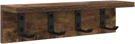 Prikabinamas paltas Sieninis Rūkyta ąžuolas 40 x 10,5 x 10,5 cm
