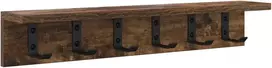 Prikabinamas paltas Rūkyta ąžuolas 60 x 10,5 x 10,5 cm