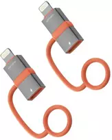 4smarts USB-C adapteris su „Lightning“ PD 27W pilkas 2 vnt.