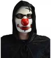 Partychimp Baisi klouno kaukė iš PVC