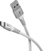 „Goobay“ | USB-C į USB-A itin minkštas tekstilinis laidas su metaliniais kištukais | 74530