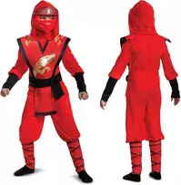 Vaikiškas kostiumas LEGO Ninjago Kai karnavalinis kostiumas 127-136 cm 7-8 metų amžiaus