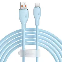 Baseus Pudding 100W USB-A - USB-C kabelis 2m - mėlynos spalvos