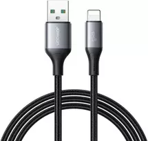Joyroom S-A28 Flash Series 3A USB-A – Lightning laidas 2 m – juodos spalvos