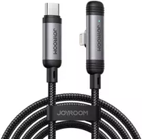 Joyroom S-A56 EnjoyX Series 90° USB-C – Lightning kabelis 30W 1.2m – juodos spalvos
