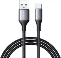 Joyroom S-A28 Flash Series 3A USB-A – USB-C cable 1m – juodos spalvos