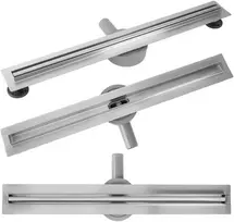 Dušo latakas REA Neox Slim Pro, Brushed Steel, 100 cm