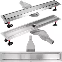 Dušo latakas REA Neox Superflow, Brushed Steel, 60 cm