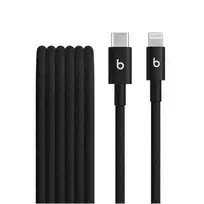 Apple „Beats“ USB-C–Lightning austas laidas (1,5 m) – juodas
