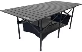 Kempingo stalas Outliner Kempingas, juodas, 120 cm x 55 cm x 50 cm