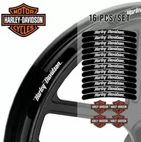 Harley-Davidson ratlankių lipdukų rinkinys