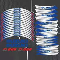 SUZUKI GSX-R600 motociklo ratlankių lipdukų rinkinys