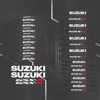 SUZUKI GSX-S motociklo ratlankių lipdukų rinkinys