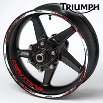 Triumph motociklo ratlankių lipdukų rinkinys