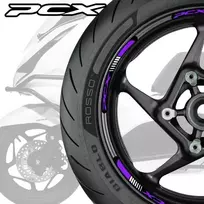 Lipdukų rinkinys HONDA PCX ratlankių juostelėms – ryškus dizainas