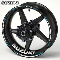 Sport bike Suzuki ratlankių lipdukai – matomos ir patvarios lipdukų juostos
