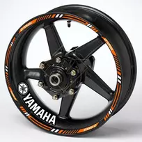 YAMAHA sportinių motociklų ratlankių juostos – patvarus lipdukų komplektas