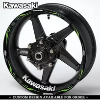 KAWASAKI NINJA motociklo ratlankių lipdukai sportiniams motociklams