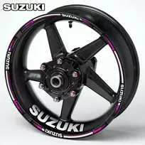 Suzuki moto ratlankių lipdukai sportiniams motociklams – premium ratų dekoras