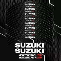 SUZUKI GSX-S motociklo ratlankių lipdukų rinkinys