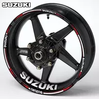 Suzuki ratlankių lipdukų juostos – aukštos kokybės sportinis ratų rinkinys