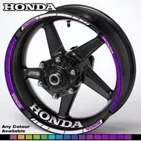 Tvirto vinilo HONDA ratlankių lipdukai sportiniams moto