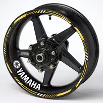 YAMAHA moto ratų dekoras – aukštos kokybės ratlankių lipdukai