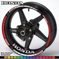 HONDA sportinių motociklų ratlankių dekoratyviniai lipdukai