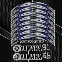 Ratlankių lipdukai YAMAHA motociklams – patvarios ratų juostos