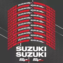 SUZUKI SV650 motociklo ratlankių lipdukų rinkinys