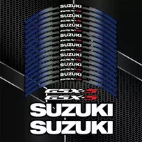 SUZUKI GSX-S motociklo ratlankių lipdukų rinkinys