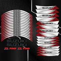 SUZUKI GSX-R750 motociklo ratlankių lipdukų rinkinys