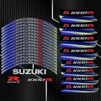 SUZUKI GSX-R1000R motociklo ratlankių lipdukų rinkinys