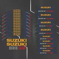 SUZUKI GSX-S750 motociklo ratlankių lipdukų rinkinys