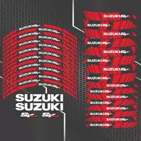 SUZUKI SV650 motociklo ratlankių lipdukų rinkinys