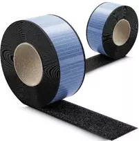 LABEL THE CABLE TOUGH TAPE STRAP Velcro Roll – Juodas, 5m, 50mm