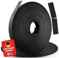 Label the Cable RIP STRAPS Velcro Roll – juodas, 10m