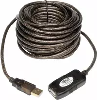USB kabelis Eaton USB-A - USB-A 10 m pilkas (U026-10M)