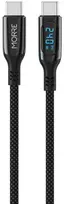 Tiross MORRE USB-C ĮKROVIMO KABELIS 240W 2m SU LED EKRANU