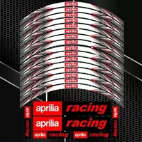 Universalus ratlankių lipdukų rinkinys Aprilia
