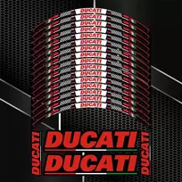 DUCATI motociklo ratlankių lipdukai