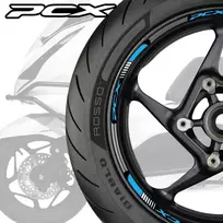HONDA PCX ratlankių apklijavimo juostų lipdukai – visiškai paruoštas rinkinys