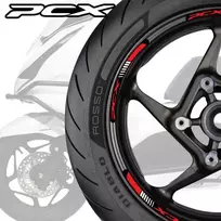 HONDA PCX ratų juostelių lipdukai – tvirtas ir matomas komplektas