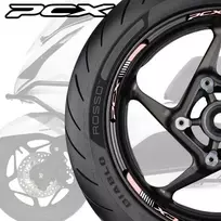 Ratlankiams skirti HONDA PCX juostelių lipdukai – pilnas dekoravimo rinkinys