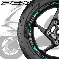 HONDA PCX ratlankių juostelių komplektas – aukštos kokybės lipdukų rinkinys