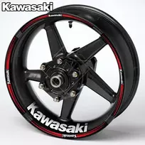 Ratlankių lipdukai KAWASAKI motociklams – išskirtinis sportinis dizainas