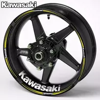 KAWASAKI motociklo ratlankių lipdukai sportiniams motociklams